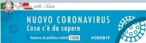 Numero verde 1500 per info sul nuovo coronavirus